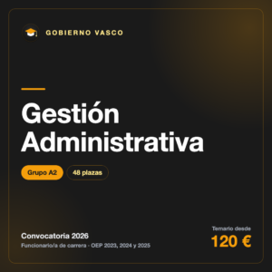 Gestión Administrativa A2 · Gobierno Vasco