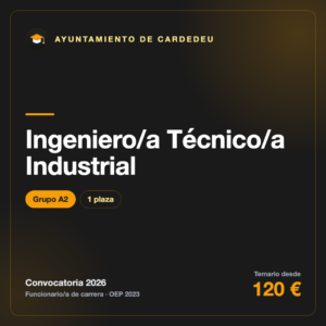 Ingeniero/a Técnico/a Industrial A2 · Ayuntamiento de Cardedeu