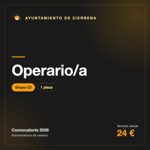 Operario/a C2 · Ayuntamiento de Zierbena