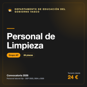 Personal de Limpieza AP · Educación Gobierno Vasco