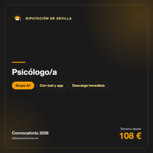 Psicólogo/a A1 · Diputación de Sevilla