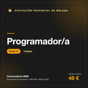Programador/a C1 · Diputación de Málaga