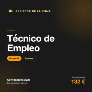 Técnico de Empleo A2 · Gobierno de La Rioja