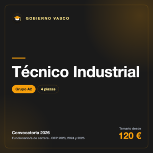 Técnico Industrial A2 · Gobierno Vasco
