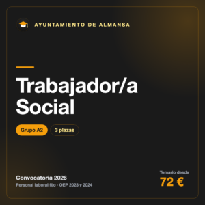 Trabajador/a Social A2 · Ayuntamiento de Almansa