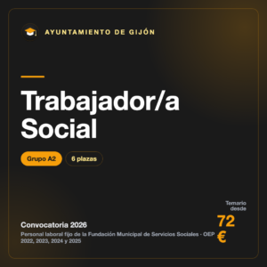 Trabajador/a Social A2 · Ayuntamiento de Gijón