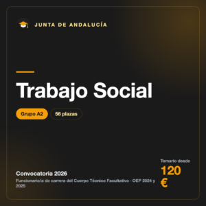 Trabajo Social A2 · Junta de Andalucía